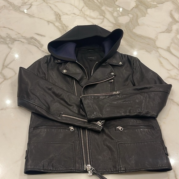Mackage Magnus 2-in-1 Leather Biker Jacket - Picture 3 of 8